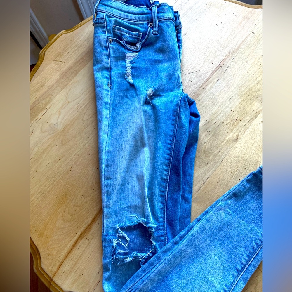 Mudd Distressed FLX Stretch Jean Size 0